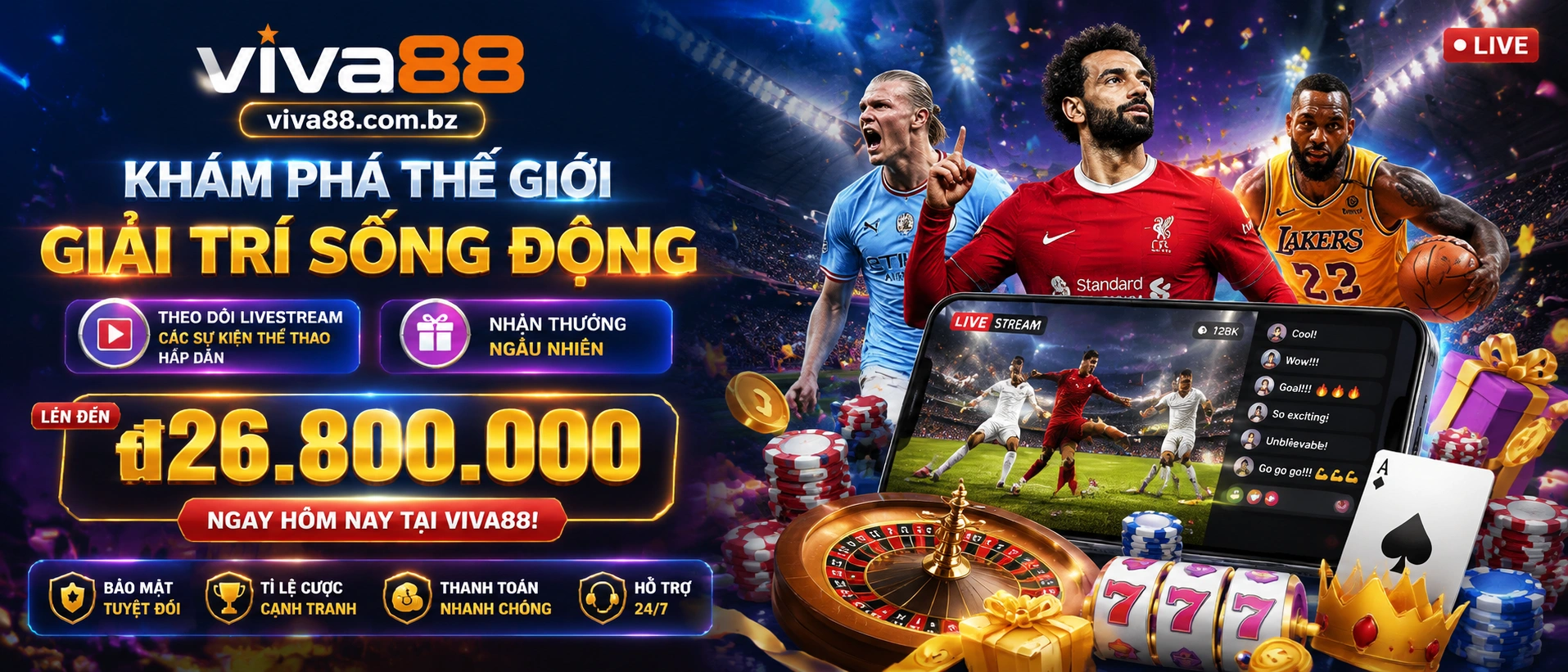 Viva88 giao diện giải trí trực tuyến